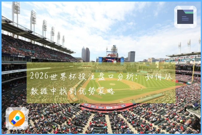 2026世界杯投注盘口分析：如何从数据中找到优势策略