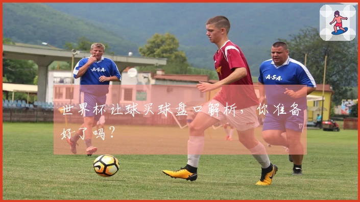 世界杯让球买球盘口解析，你准备好了吗？